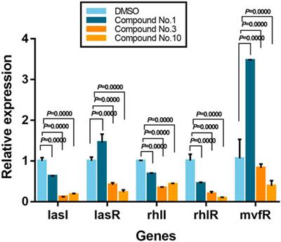 Design, Synthesis, and Biological Evaluation of N-Acyl-Homoserine Lactone Analogs of Quorum Sensing in Pseudomonas aeruginosa